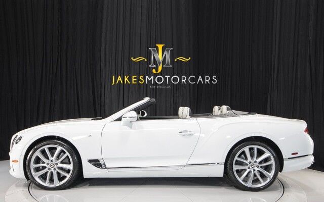 2020 Bentley Continental GTC MULLINER V8 *ONLY 4500 MILES* *WHITE ON WHITE* Convertible San Diego CA