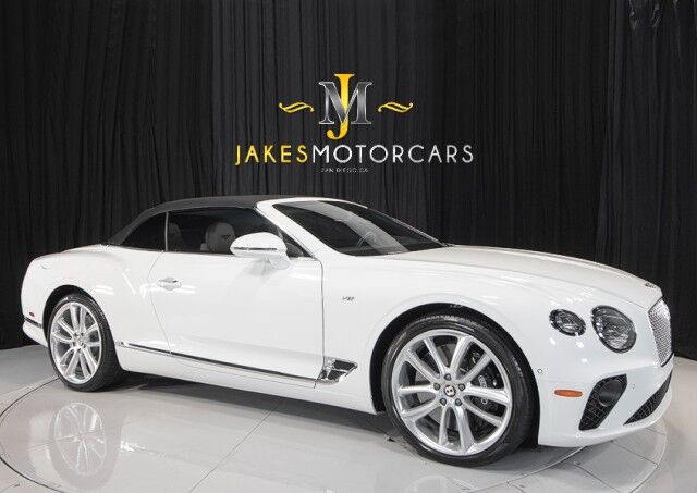 2020 Bentley Continental GTC MULLINER V8 *ONLY 4500 MILES* *WHITE ON WHITE* Convertible San Diego CA