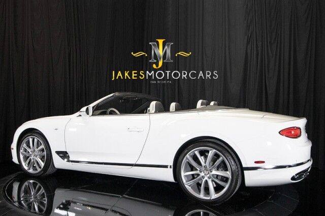 2020 Bentley Continental GTC MULLINER V8 *ONLY 4500 MILES* *WHITE ON WHITE* Convertible San Diego CA