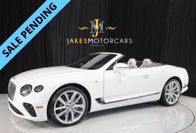 2020 Bentley Continental GTC MULLINER V8 *ONLY 4500 MILES* *WHITE ON WHITE* Convertible