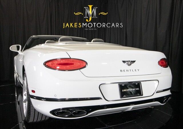 2020 Bentley Continental GTC MULLINER V8 *ONLY 4500 MILES* *WHITE ON WHITE* Convertible San Diego CA
