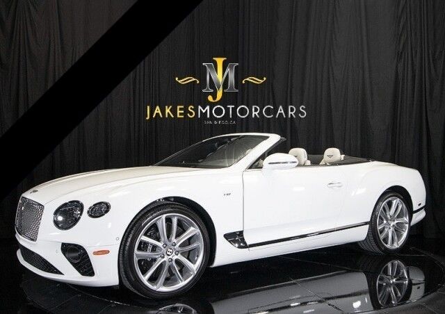 2020 Bentley Continental GTC MULLINER V8 *ONLY 4500 MILES* *WHITE ON WHITE* Convertible