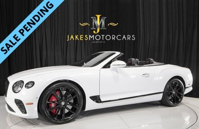 2020 Bentley Continental GTC V8 Convertible ($294,000 MSRP!) *$73,000 IN OPTIONS* *MULLINER DRIVING SPEC* *BLACKLINE SPEC* *LOADED*