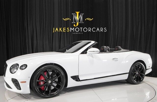 2020 Bentley Continental GTC V8 Convertible ($294,000 MSRP!) *$73,000 IN OPTIONS* *MULLINER DRIVING SPEC* *BLACKLINE SPEC* *LOADED*
