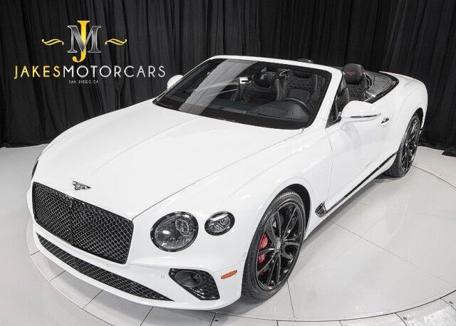 2020 Bentley Continental GTC V8 Convertible ($294,000 MSRP!) *$73,000 IN OPTIONS* *MULLINER DRIVING SPEC* *BLACKLINE SPEC* *LOADED* San Diego CA