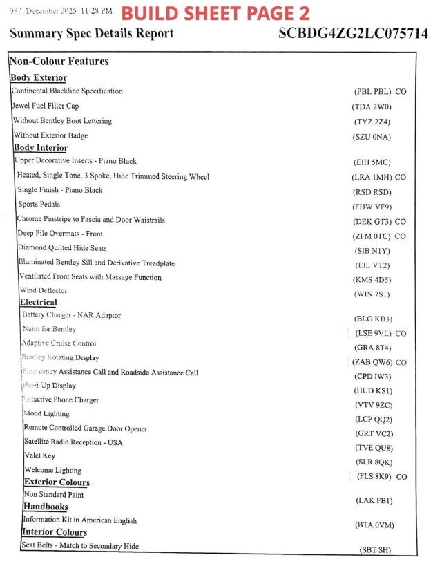 2020 Bentley Continental GTC V8 Convertible ($294,000 MSRP!) *MULLINER DRIVING SPEC* *BLACKLINE SPEC* *$73,000 IN OPTIONS!!* *LOADED* San Diego CA