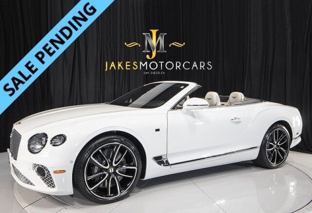 2020 Bentley Continental GTC V8 First Edition ($283,465 MSRP!) *ONLY 9600 MILES* *$62,000 IN OPTIONS* *WHITE ON WHITE*