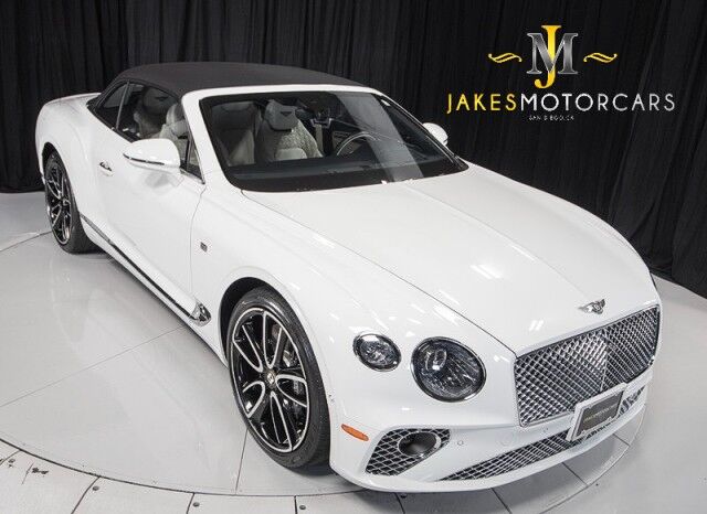 2020 Bentley Continental GTC V8 First Edition ($283,465 MSRP!) *ONLY 9600 MILES* *$62,000 IN OPTIONS* *WHITE ON WHITE* San Diego CA