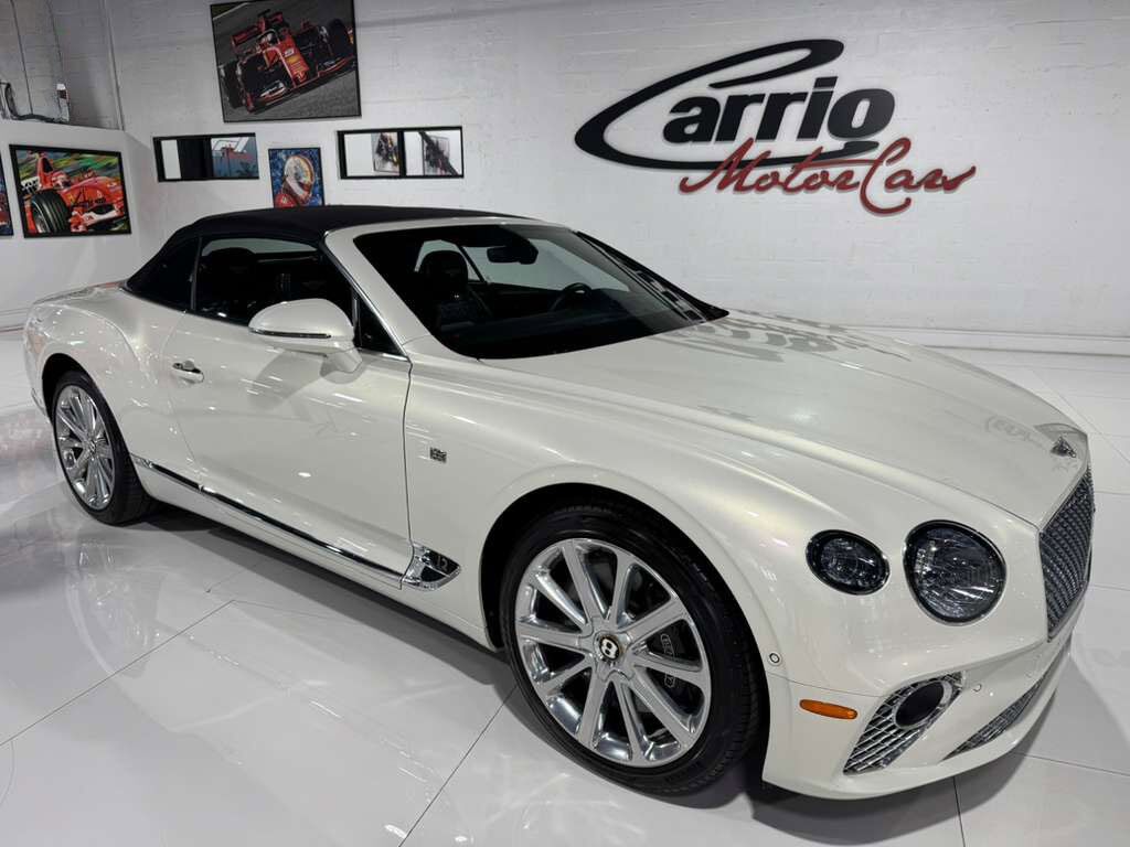 2020 Bentley Continental GTC W12 First Edition Ghost White paint,Bang & Olufsen audio, rotating display AND MUCH MORE!! Fort Lauderdale FL