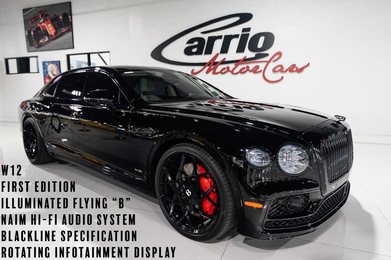 2020 Bentley Flying Spur W12 First Edition, Blackline Specification, Naim audio system, rotating display & MUCH MUCH MORE!!