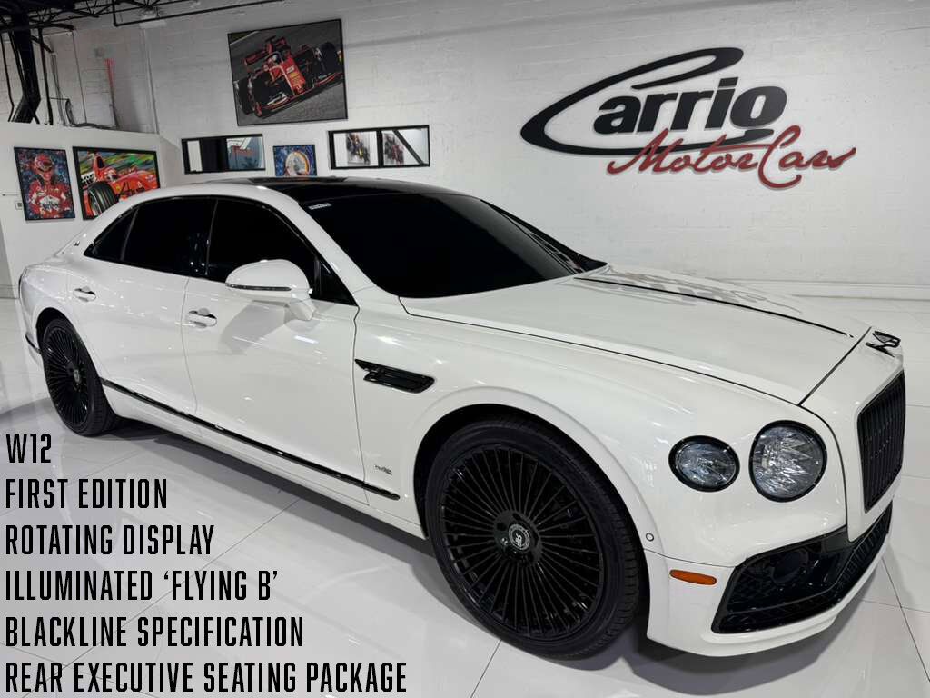 2020 Bentley Flying Spur W12 First Edition, Blackline Specification, rotating display, executive seating & MUCH MUCH MORE!!