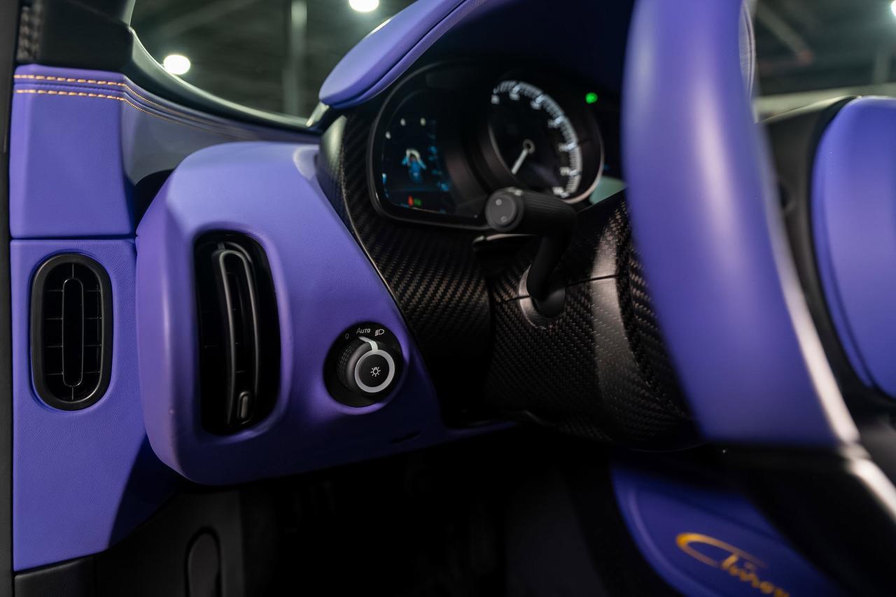 2020 Bugatti Chiron Lorelin paint/exposed grey carbon,Beluga interior,Caractere wheels in Lorelin,Sky View roof & MORE!! Fort Lauderdale FL