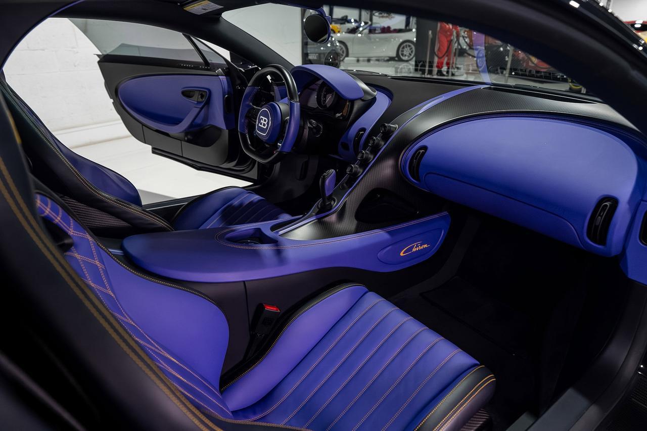 2020 Bugatti Chiron Lorelin paint/exposed grey carbon,Beluga interior,Caractere wheels in Lorelin,Sky View roof & MORE!! Fort Lauderdale FL