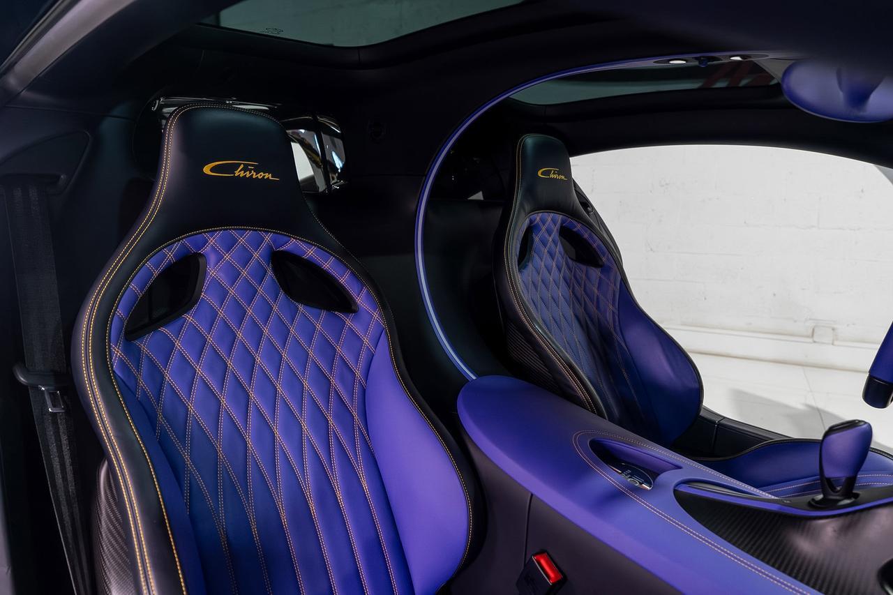 2020 Bugatti Chiron Lorelin paint/exposed grey carbon,Beluga interior,Caractere wheels in Lorelin,Sky View roof & MORE!! Fort Lauderdale FL