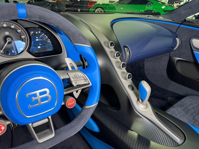 2020 Bugatti Divo 1/40 for the world, exposed tinted blue carbon, French Racing blue accents,two-tone interior & MORE! Fort Lauderdale FL