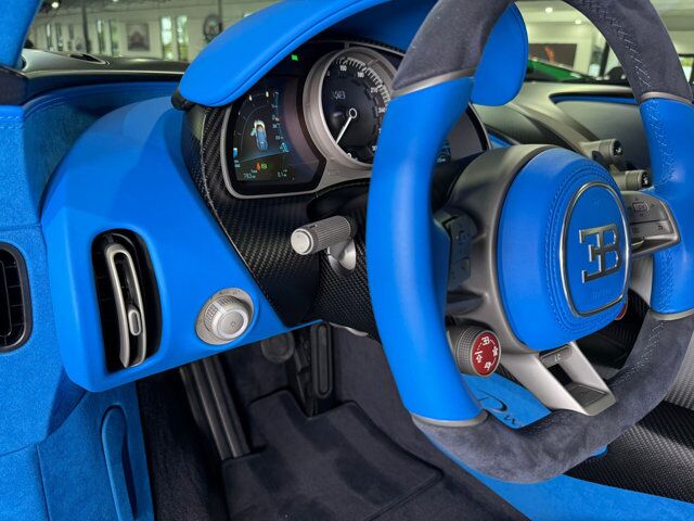 2020 Bugatti Divo 1/40 for the world, exposed tinted blue carbon, French Racing blue accents,two-tone interior & MORE! Fort Lauderdale FL