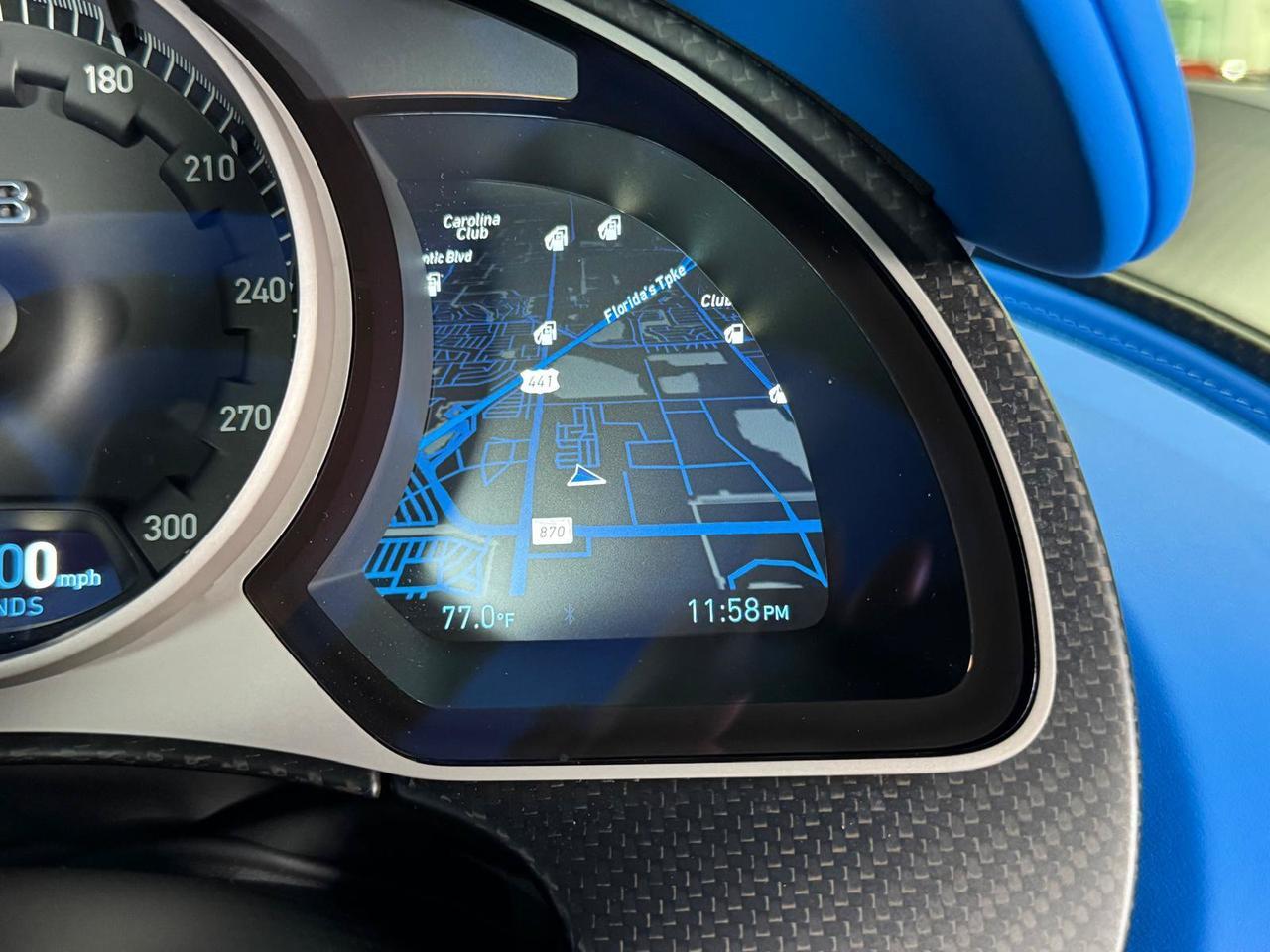 2020 Bugatti Divo 1 of 40 FULLY EXPOSED BLUE CARBON FIBER!! French Racing Blue/Divo Grey interior AND MUCH MORE!! Fort Lauderdale FL