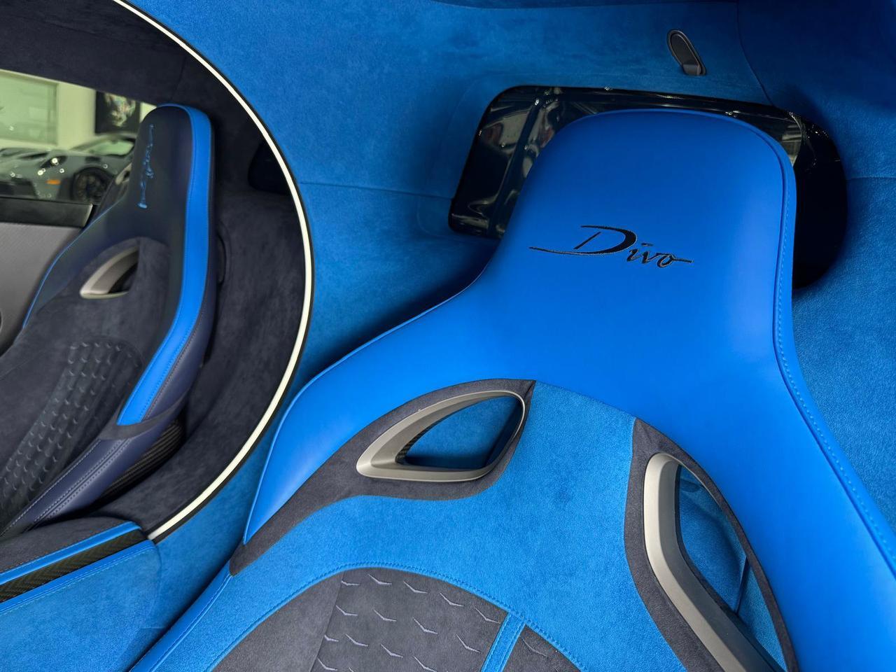 2020 Bugatti Divo 1 of 40 FULLY EXPOSED BLUE CARBON FIBER!! French Racing Blue/Divo Grey interior AND MUCH MORE!! Fort Lauderdale FL