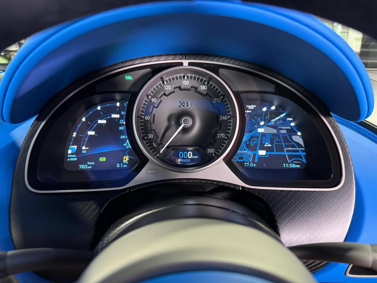 2020 Bugatti Divo 1 of 40 FULLY EXPOSED BLUE CARBON FIBER!! French Racing Blue/Divo Grey interior AND MUCH MORE!! Fort Lauderdale FL