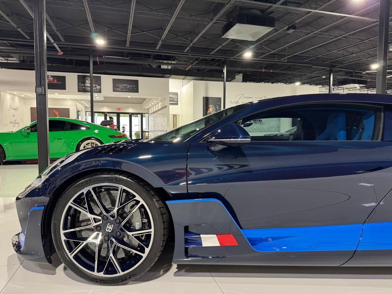 2020 Bugatti Divo 1 of 40 FULLY EXPOSED BLUE CARBON FIBER!! French Racing Blue/Divo Grey interior AND MUCH MORE!! Fort Lauderdale FL