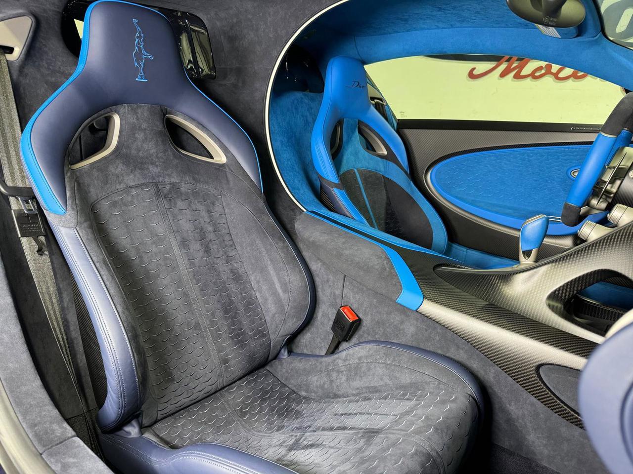 2020 Bugatti Divo 1 of 40 FULLY EXPOSED BLUE CARBON FIBER!! French Racing Blue/Divo Grey interior AND MUCH MORE!! Fort Lauderdale FL