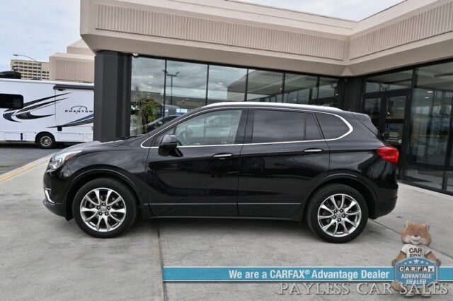 2020 Buick Envision Essence / AWD / Auto Start / Front & Rear Heated Leather Seats / Heated Steering Wheel / Navigation / Panoramic Sunroof / Bluetooth / Back Up Camera / Keyless Entry & Start / Power Liftgate / 1-Owner Anchorage AK