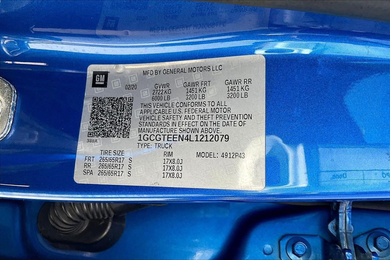 2020 CHEVROLET COLORADO ZR2 Houston TX