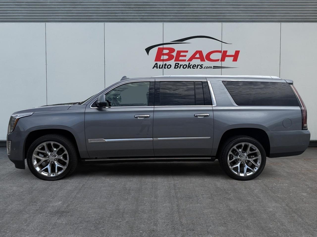 2020 Cadillac Escalade ESV Premium Luxury, HEATED/VENTILATED SEATS, HEATED REAR SEATS, SUNROOF, CAPTAINS CHAIRS, 3RD ROW, BOSE SPEAKERS, UNIVERSAL GARAGE DOOR OPENER, TOW PACKAGE, POWER RUNNING BOARDS, POWER FOLDING MIRRORS, CLEAN CARFAX, ONLY 1 OWNER! Norfolk VA