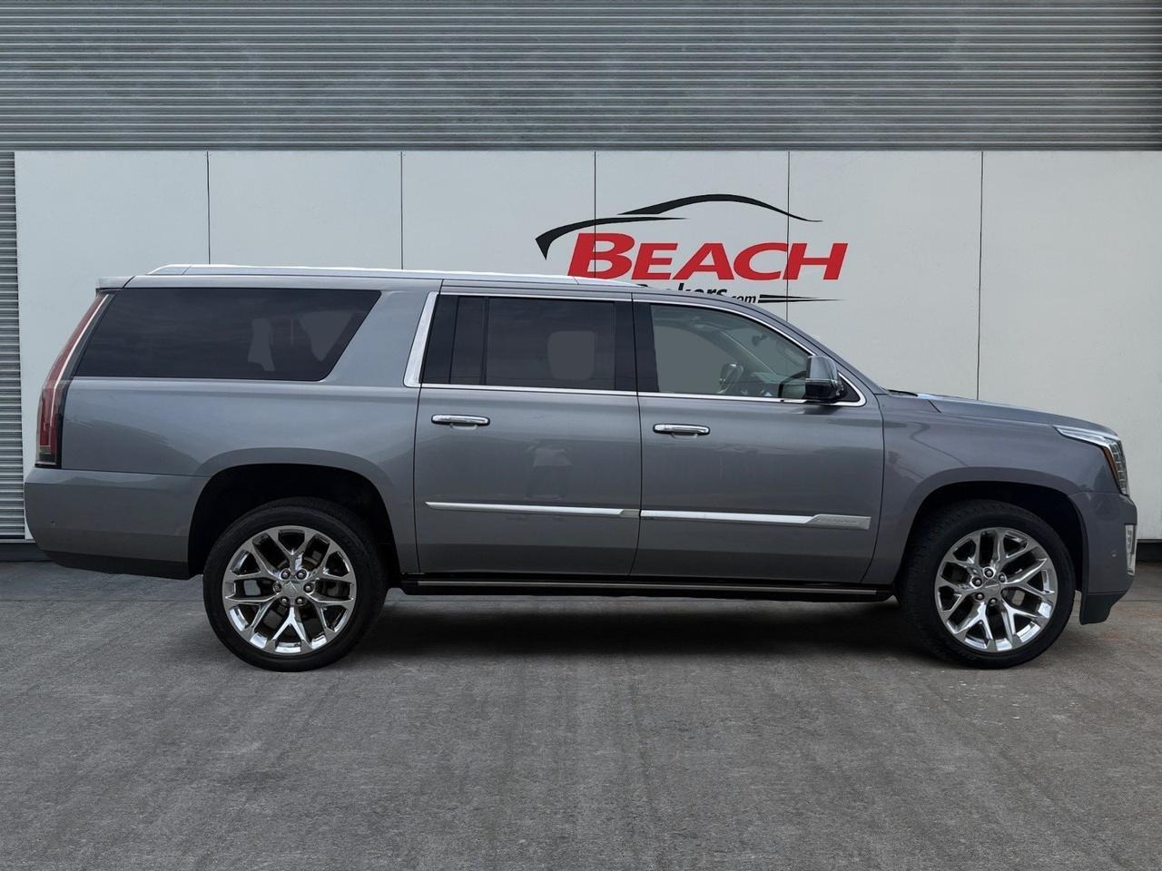 2020 Cadillac Escalade ESV Premium Luxury, HEATED/VENTILATED SEATS, HEATED REAR SEATS, SUNROOF, CAPTAINS CHAIRS, 3RD ROW, BOSE SPEAKERS, UNIVERSAL GARAGE DOOR OPENER, TOW PACKAGE, POWER RUNNING BOARDS, POWER FOLDING MIRRORS, CLEAN CARFAX, ONLY 1 OWNER! Norfolk VA