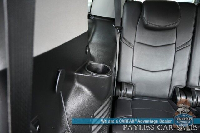 2020 Cadillac Escalade Luxury / 4X4 / Auto Start / Heated & Cooled Leather Seats / Heated Steering / Bose / Sunroof / HUD / NAV / 360 Cam / Rear Entertainment / Lane Depart & Blind Spot / Rear Captain Chairs / 3rd Row / Tow Pkg / 1-Owner Anchorage AK