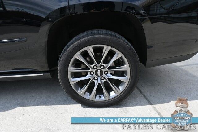 2020 Cadillac Escalade Luxury / 4X4 / Auto Start / Heated & Cooled Leather Seats / Heated Steering / Bose / Sunroof / HUD / NAV / 360 Cam / Rear Entertainment / Lane Depart & Blind Spot / Rear Captain Chairs / 3rd Row / Tow Pkg / 1-Owner Anchorage AK