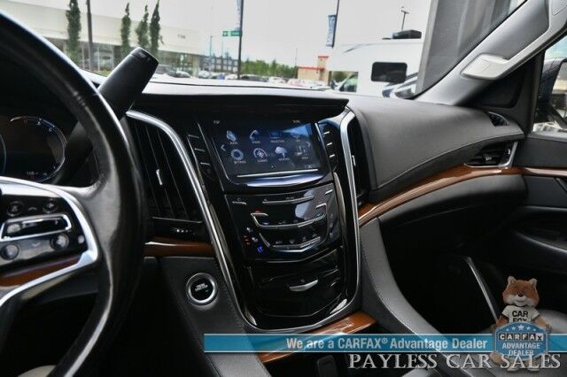 2020 Cadillac Escalade Luxury / 4X4 / Auto Start / Heated & Cooled Leather Seats / Heated Steering / Bose / Sunroof / HUD / NAV / 360 Cam / Rear Entertainment / Lane Depart & Blind Spot / Rear Captain Chairs / 3rd Row / Tow Pkg / 1-Owner Anchorage AK