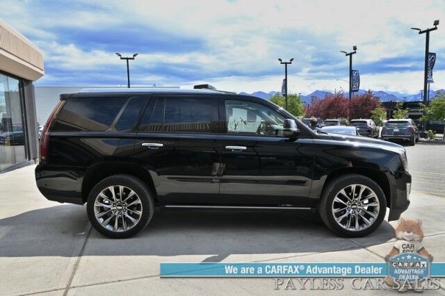 2020 Cadillac Escalade Luxury / 4X4 / Auto Start / Heated & Cooled Leather Seats / Heated Steering / Bose / Sunroof / HUD / NAV / 360 Cam / Rear Entertainment / Lane Depart & Blind Spot / Rear Captain Chairs / 3rd Row / Tow Pkg / 1-Owner Anchorage AK