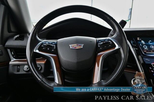 2020 Cadillac Escalade Luxury / 4X4 / Heated & Cooled Leather Seats / Heated Steering Wheel / NAV / Sunroof / Auto Start / Bose Speakers / HUD / 3rd Row / Seats 7 / Blind Spot & Collision Alert / Bluetooth / Back Up Camera / Tow Pkg / 1-Owner Anchorage AK