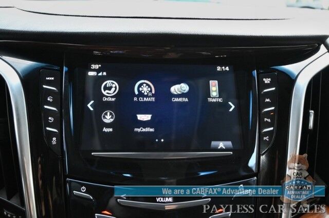 2020 Cadillac Escalade Luxury / 4X4 / Heated & Cooled Leather Seats / Heated Steering Wheel / NAV / Sunroof / Auto Start / Bose Speakers / HUD / 3rd Row / Seats 7 / Blind Spot & Collision Alert / Bluetooth / Back Up Camera / Tow Pkg / 1-Owner Anchorage AK