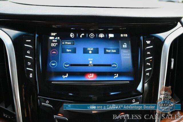 2020 Cadillac Escalade Luxury / 4X4 / Heated & Cooled Leather Seats / Heated Steering Wheel / NAV / Sunroof / Auto Start / Bose Speakers / HUD / 3rd Row / Seats 7 / Blind Spot & Collision Alert / Bluetooth / Back Up Camera / Tow Pkg / 1-Owner Anchorage AK