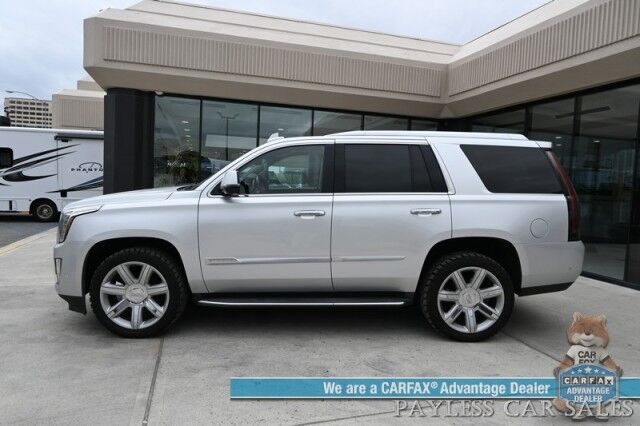 2020 Cadillac Escalade Luxury / 4X4 / Heated & Cooled Leather Seats / Heated Steering Wheel / NAV / Sunroof / Auto Start / Bose Speakers / HUD / 3rd Row / Seats 7 / Blind Spot & Collision Alert / Bluetooth / Back Up Camera / Tow Pkg / 1-Owner Anchorage AK