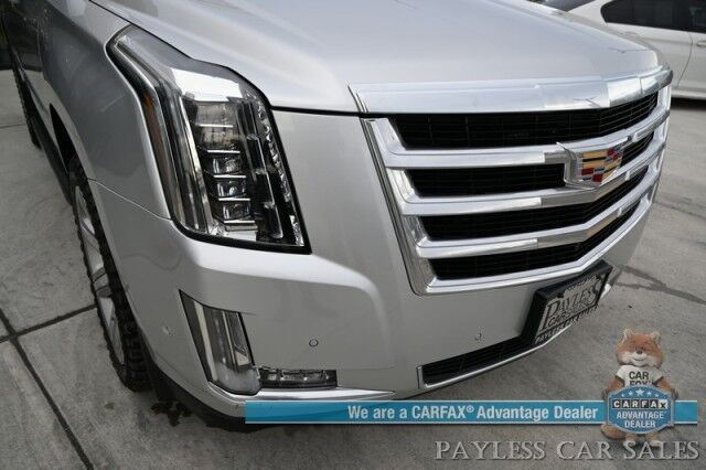 2020 Cadillac Escalade Luxury / 4X4 / Heated & Cooled Leather Seats / Heated Steering Wheel / NAV / Sunroof / Auto Start / Bose Speakers / HUD / 3rd Row / Seats 7 / Blind Spot & Collision Alert / Bluetooth / Back Up Camera / Tow Pkg / 1-Owner Anchorage AK