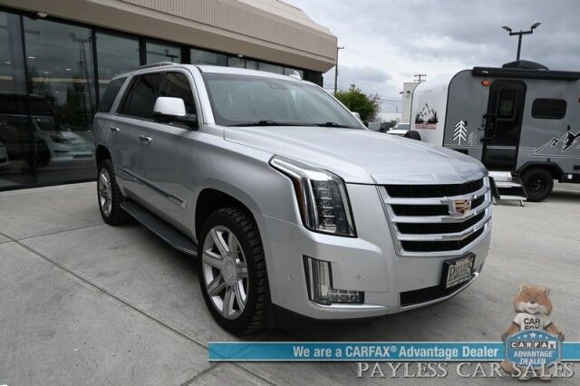 2020 Cadillac Escalade Luxury / 4X4 / Heated & Cooled Leather Seats / Heated Steering Wheel / NAV / Sunroof / Auto Start / Bose Speakers / HUD / 3rd Row / Seats 7 / Blind Spot & Collision Alert / Bluetooth / Back Up Camera / Tow Pkg / 1-Owner Anchorage AK