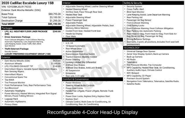 2020 Cadillac Escalade Luxury Raleigh NC