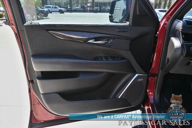 2020 Cadillac Escalade Platinum / 4X4 / Sport Edition / Autostart / Heated & Cooled Leather Seats / Heated Steering Wheel / Bose / Sunroof / HUD / NAV / 360 Cam / Lane Departure & Blind Spot / 3rd Row / Rear Captains Chairs / Tow Pkg / 1-Owner Anchorage AK