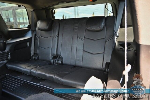 2020 Cadillac Escalade Platinum / 4X4 / Sport Edition / Autostart / Heated & Cooled Leather Seats / Heated Steering Wheel / Bose / Sunroof / HUD / NAV / 360 Cam / Lane Departure & Blind Spot / 3rd Row / Rear Captains Chairs / Tow Pkg / 1-Owner Anchorage AK