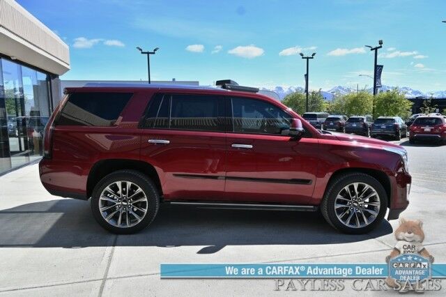 2020 Cadillac Escalade Platinum / 4X4 / Sport Edition / Autostart / Heated & Cooled Leather Seats / Heated Steering Wheel / Bose / Sunroof / HUD / NAV / 360 Cam / Lane Departure & Blind Spot / 3rd Row / Rear Captains Chairs / Tow Pkg / 1-Owner Anchorage AK