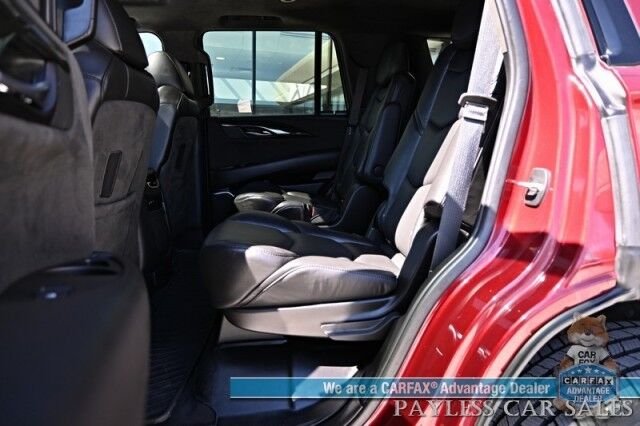 2020 Cadillac Escalade Platinum / 4X4 / Sport Edition / Autostart / Heated & Cooled Leather Seats / Heated Steering Wheel / Bose / Sunroof / HUD / NAV / 360 Cam / Lane Departure & Blind Spot / 3rd Row / Rear Captains Chairs / Tow Pkg / 1-Owner Anchorage AK