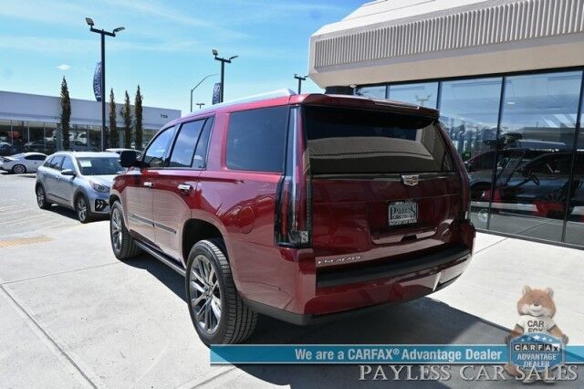 2020 Cadillac Escalade Platinum / 4X4 / Sport Edition / Autostart / Heated & Cooled Leather Seats / Heated Steering Wheel / Bose / Sunroof / HUD / NAV / 360 Cam / Lane Departure & Blind Spot / 3rd Row / Rear Captains Chairs / Tow Pkg / 1-Owner Anchorage AK