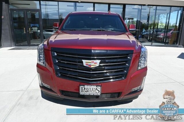2020 Cadillac Escalade Platinum / 4X4 / Sport Edition / Autostart / Heated & Cooled Leather Seats / Heated Steering Wheel / Bose / Sunroof / HUD / NAV / 360 Cam / Lane Departure & Blind Spot / 3rd Row / Rear Captains Chairs / Tow Pkg / 1-Owner Anchorage AK