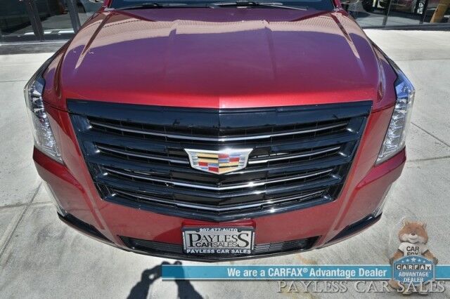 2020 Cadillac Escalade Platinum / 4X4 / Sport Edition / Autostart / Heated & Cooled Leather Seats / Heated Steering Wheel / Bose / Sunroof / HUD / NAV / 360 Cam / Lane Departure & Blind Spot / 3rd Row / Rear Captains Chairs / Tow Pkg / 1-Owner Anchorage AK