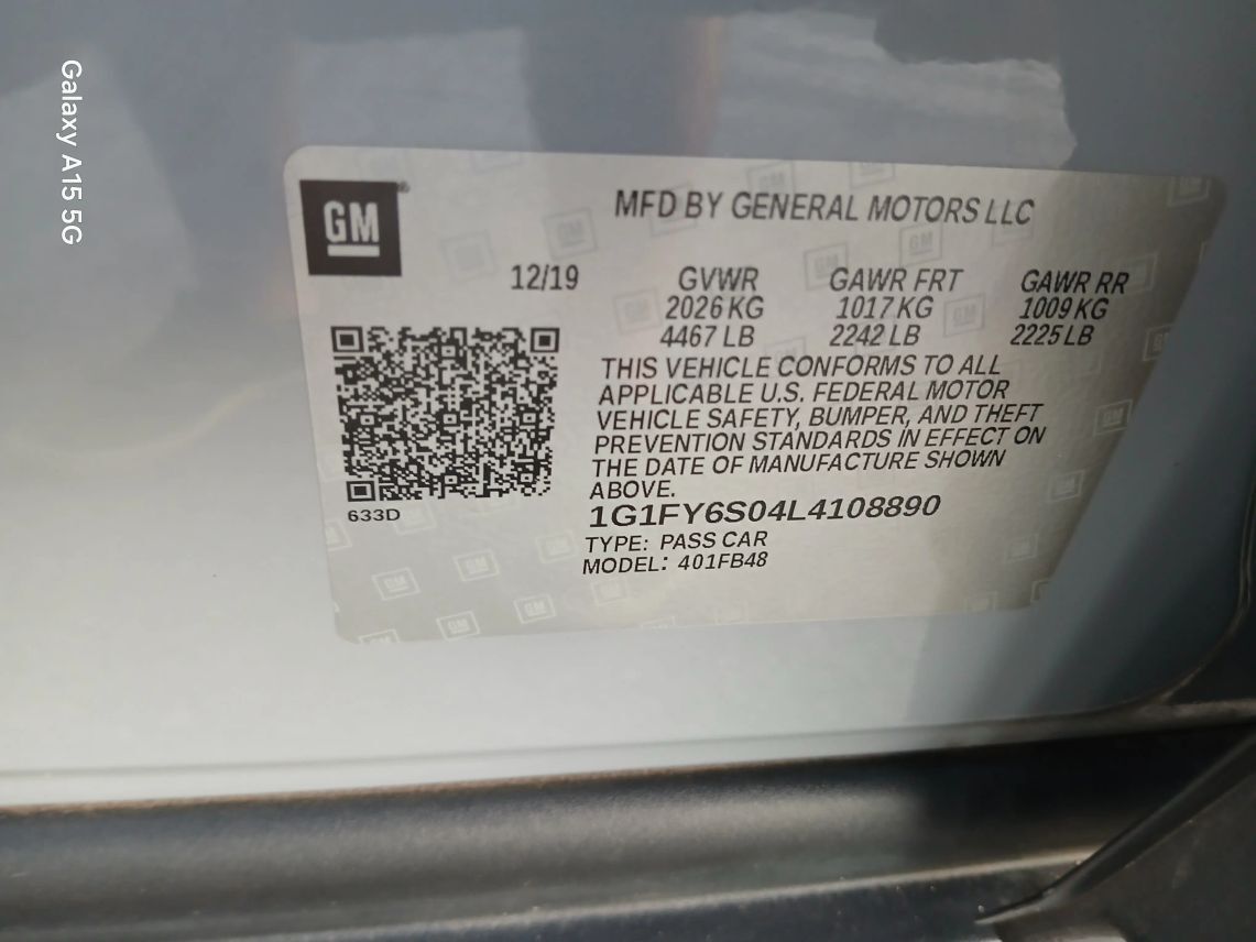 2020 Chevrolet Bolt EV LT Hatchback 4D Maitland FL