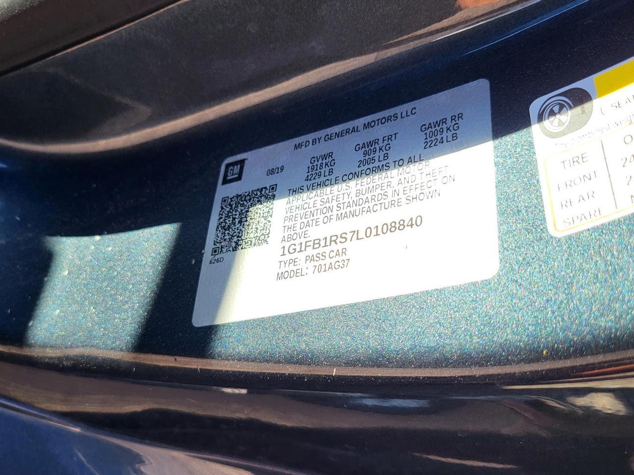 2020 Chevrolet Camaro 2dr Cpe 1LT Beeville TX