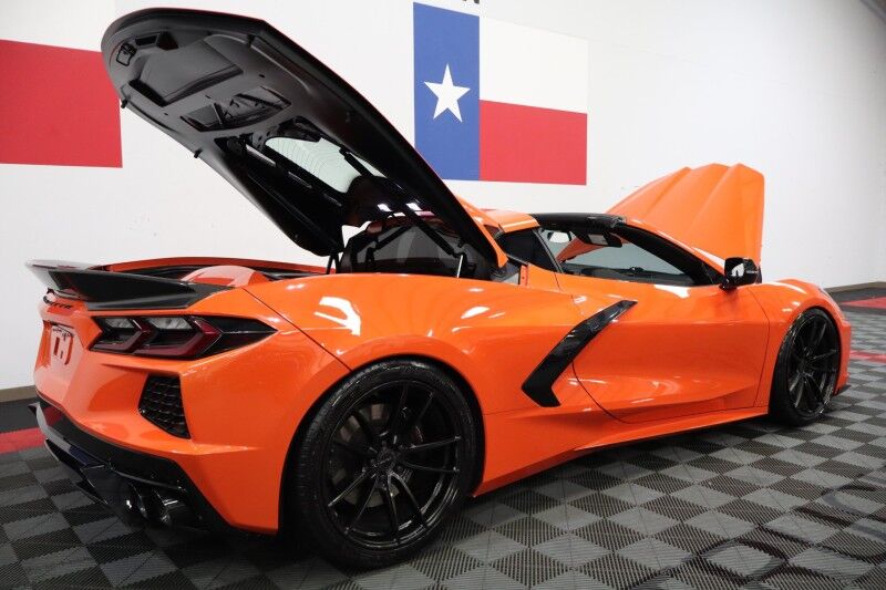 2020 Chevrolet Corvette 1LT C8 Targa Top Carbon Fiber 6.2L V8 Velgen Wheels FREE WARRANT Arlington TX